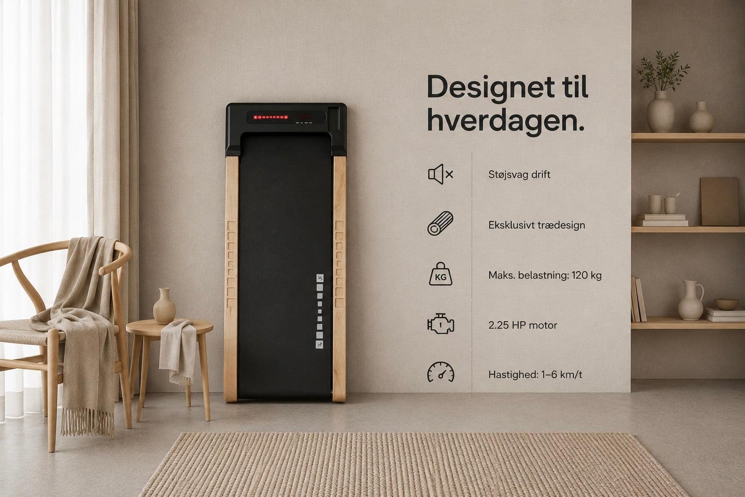 GoPad UrbanWalk gåbånd med træfinish