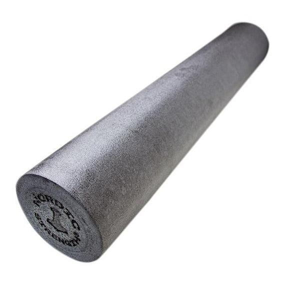 Lang sort glat foam roller på 90 cm i blødt EPE-skum