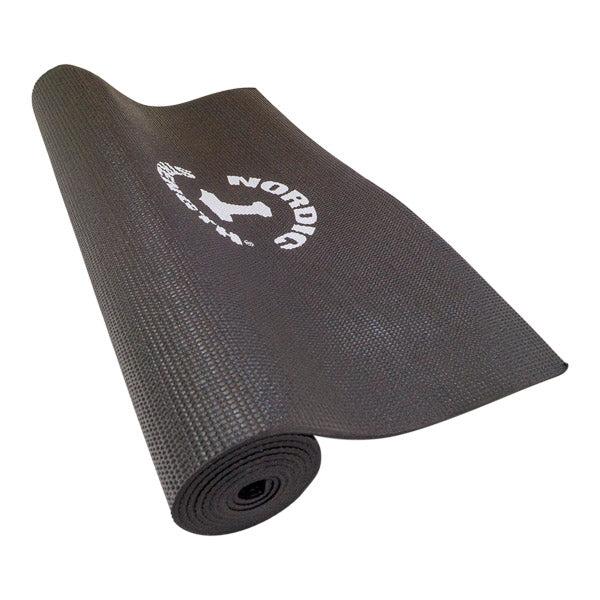 Sort Nordic Strength yogamåtte i 8 mm PVC