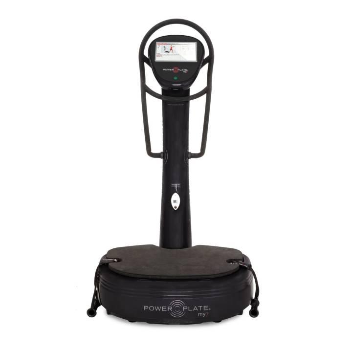 Power Plate my7 vibrationsplade med LCD touchscreen og håndtag