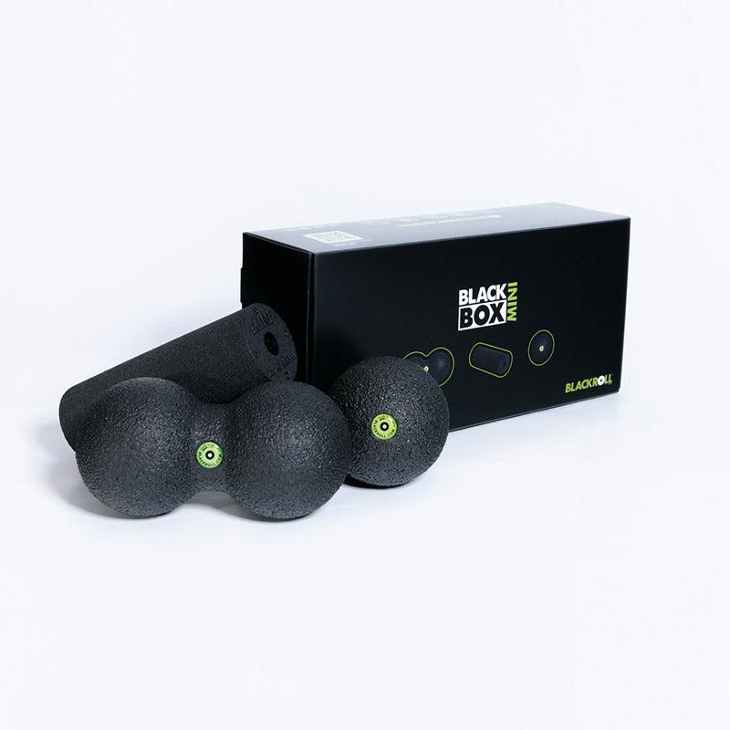 BLACKROLL BLACKBOX MINI sæt med lille foam roller og massagebolde