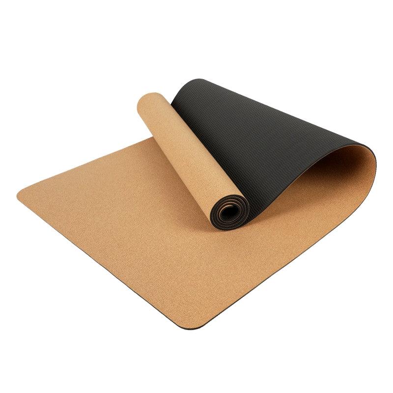 Nordic Strength yogamåtte i kork med gummibund