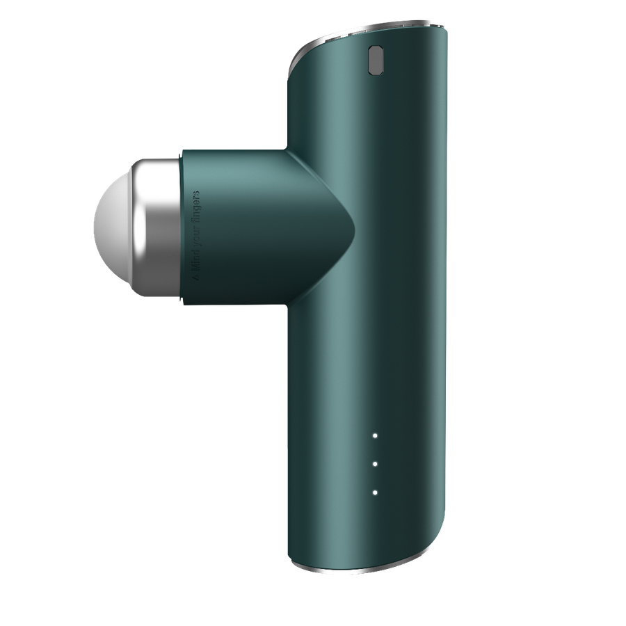 Odin Mini Massagepistol i kompakt sort udførelse på 450 gram